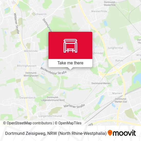 Dortmund Zeisigweg map