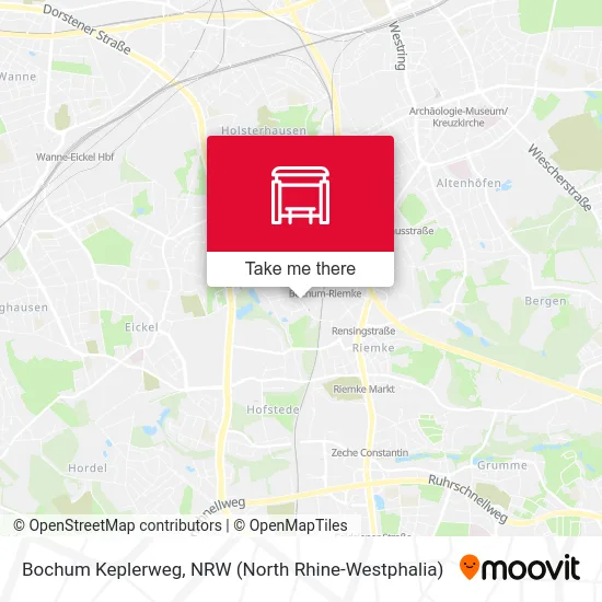 Bochum Keplerweg map