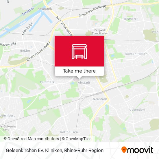 Gelsenkirchen Ev. Kliniken map