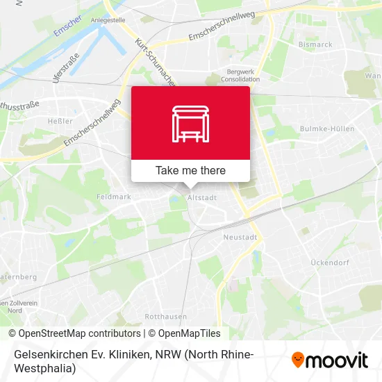 Gelsenkirchen Ev. Kliniken map