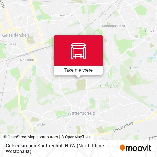 Gelsenkirchen Südfriedhof map