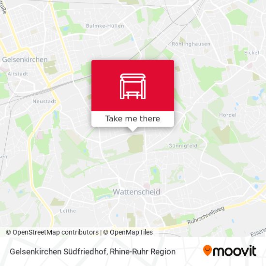 Gelsenkirchen Südfriedhof map