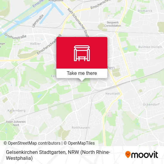 Gelsenkirchen Stadtgarten map