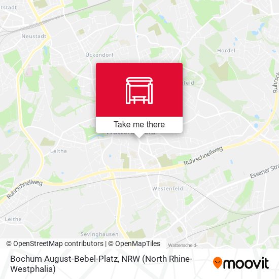 Bochum August-Bebel-Platz map