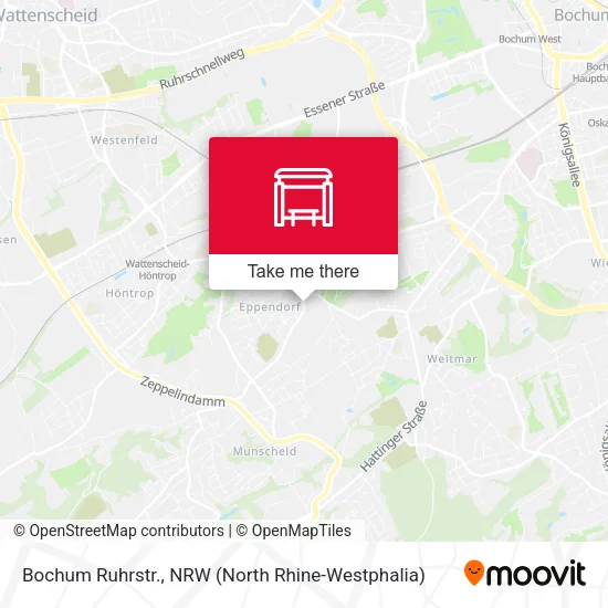 Карта Bochum Ruhrstr.