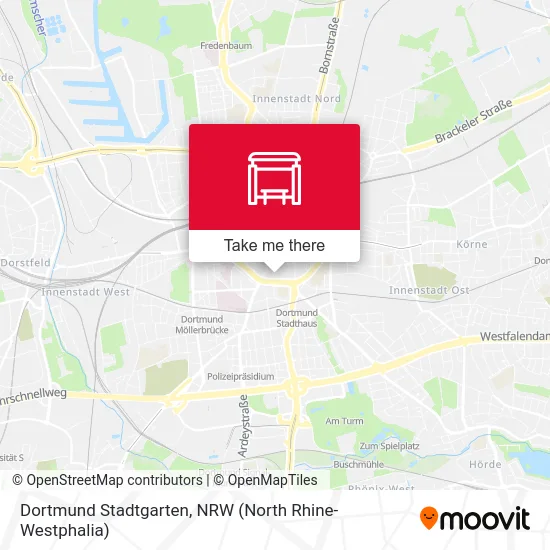 Dortmund Stadtgarten map