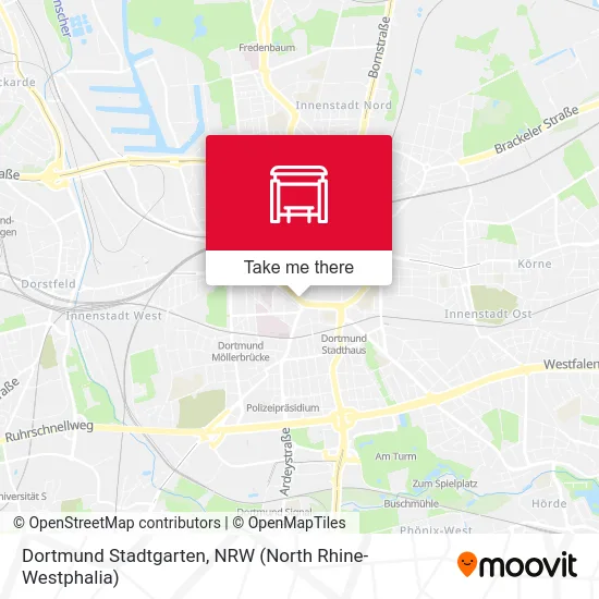 Dortmund Stadtgarten map