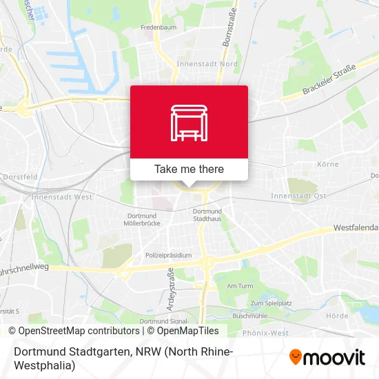 Dortmund Stadtgarten map
