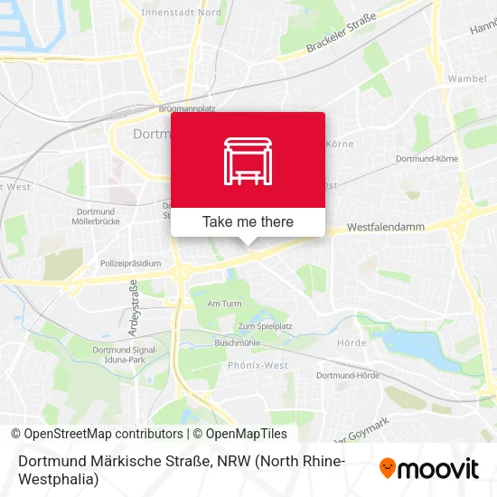 Dortmund Märkische Straße map
