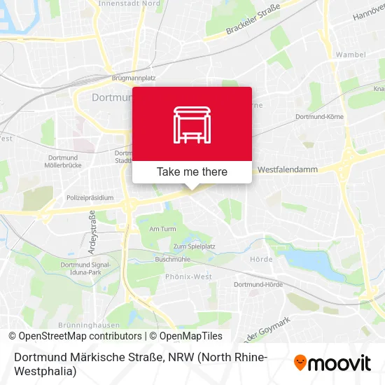Карта Dortmund Märkische Straße