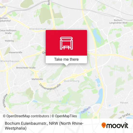 Bochum Eulenbaumstr. map