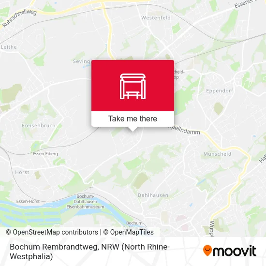 Карта Bochum Rembrandtweg