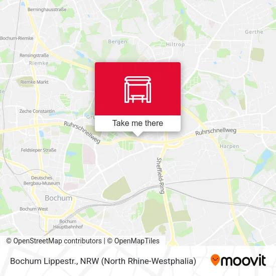 Карта Bochum Lippestr.
