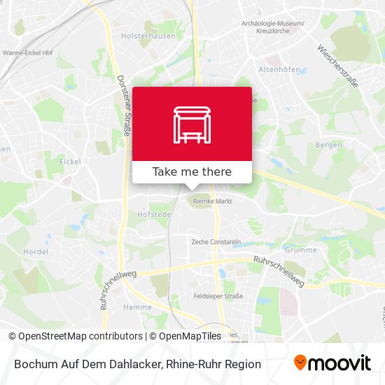 Bochum Auf Dem Dahlacker map