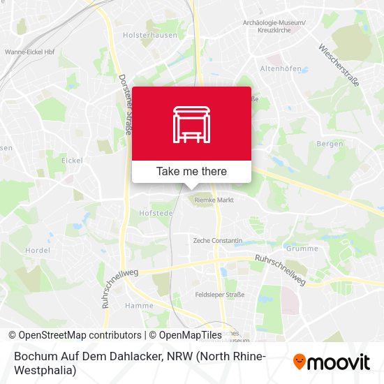 Карта Bochum Auf Dem Dahlacker