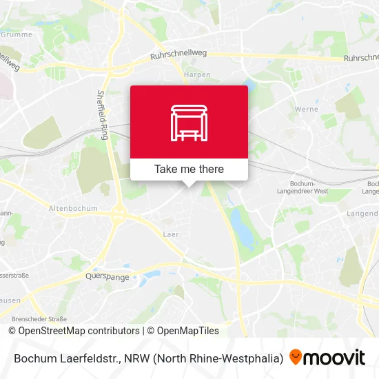 Карта Bochum Laerfeldstr.