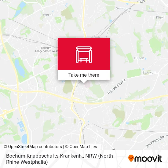 Bochum Knappschafts-Krankenh. map