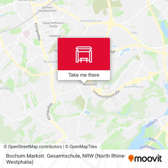 Bochum Markstr. Gesamtschule map
