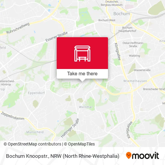 Карта Bochum Knoopstr.