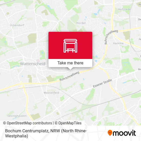 Bochum Centrumplatz map