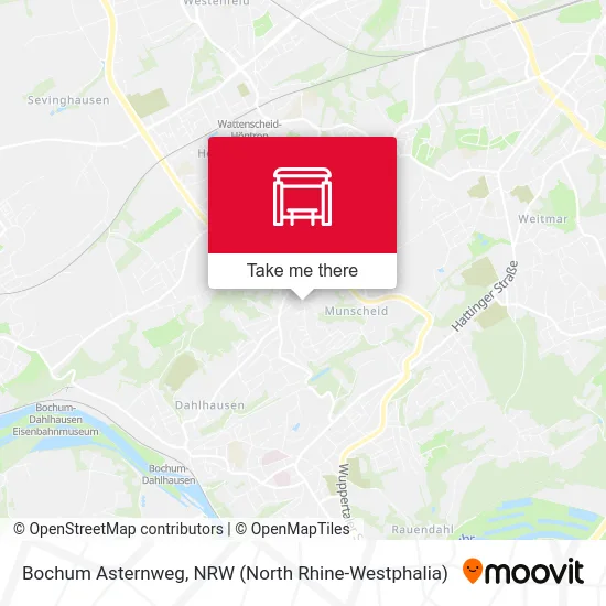 Bochum Asternweg map
