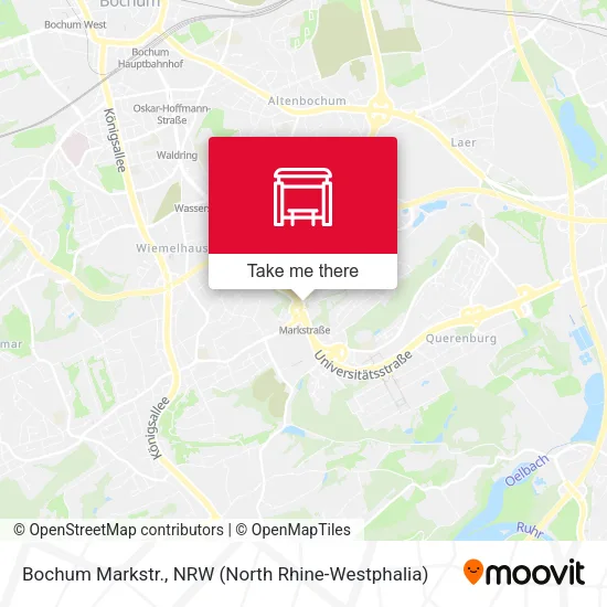 Карта Bochum Markstr.