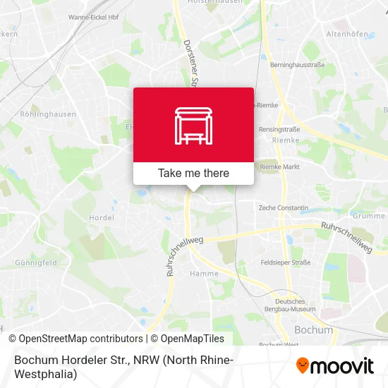 Карта Bochum Hordeler Str.