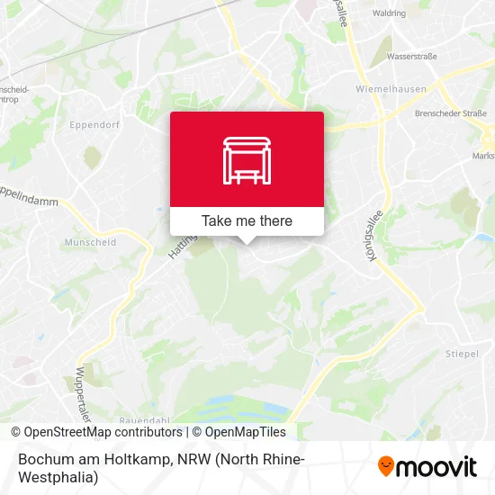 Карта Bochum am Holtkamp