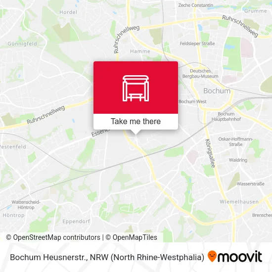 Карта Bochum Heusnerstr.