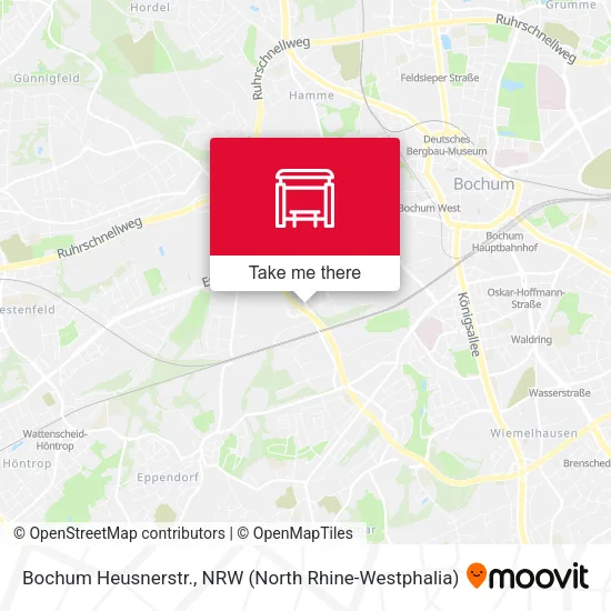 Карта Bochum Heusnerstr.