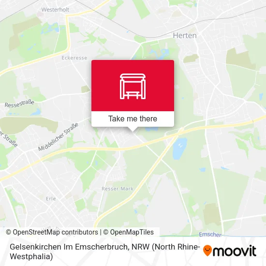 Карта Gelsenkirchen Im Emscherbruch