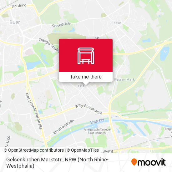 Карта Gelsenkirchen Marktstr.