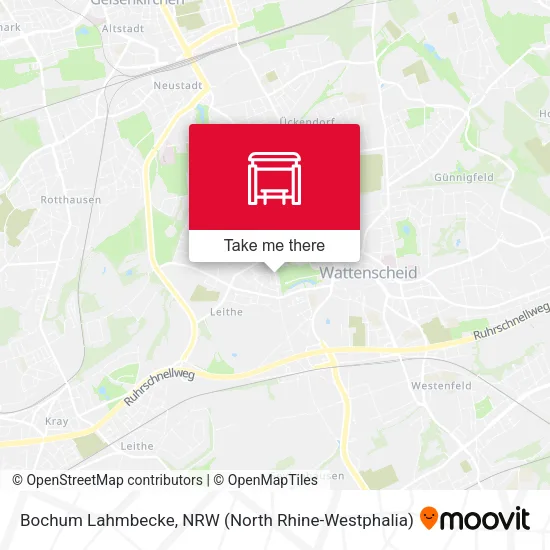 Карта Bochum Lahmbecke
