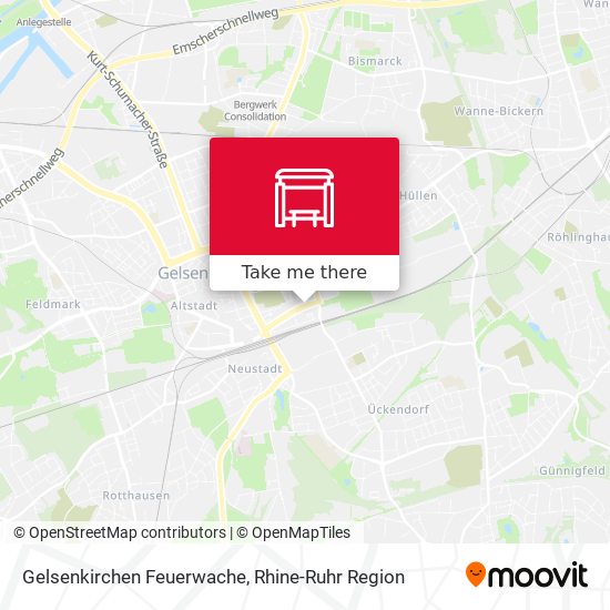 Gelsenkirchen Feuerwache map