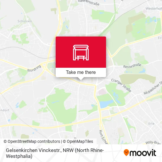 Карта Gelsenkirchen Vinckestr.