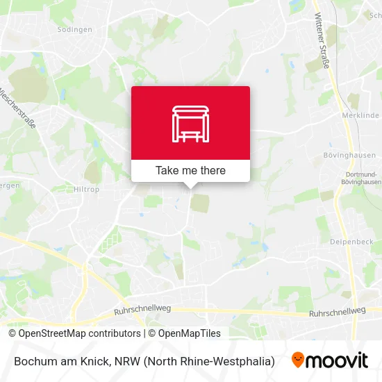 Карта Bochum am Knick