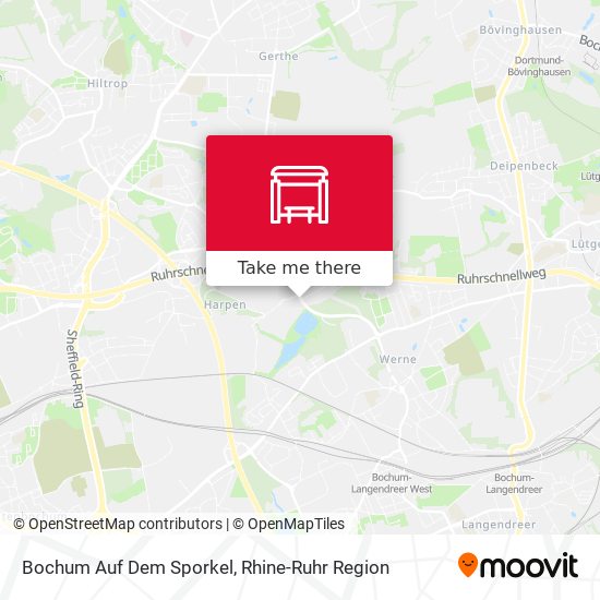 Bochum Auf Dem Sporkel map