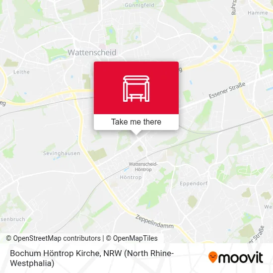 Bochum Höntrop Kirche map