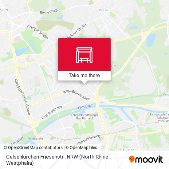 Gelsenkirchen Friesenstr. map
