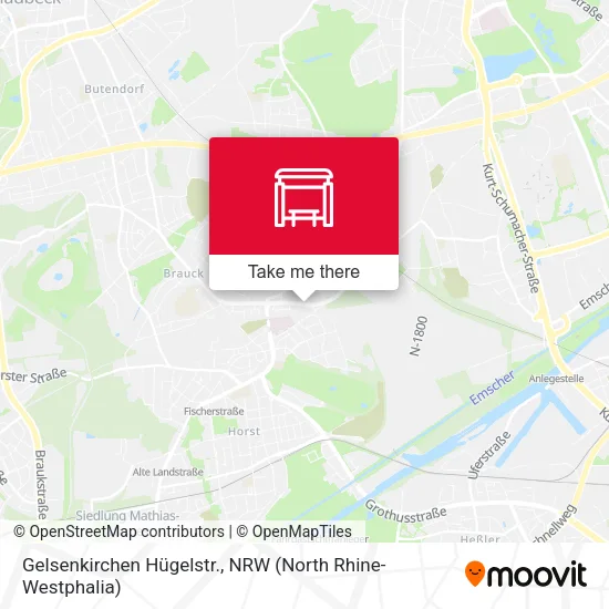 Gelsenkirchen Hügelstr. map