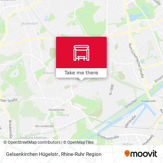 Gelsenkirchen Hügelstr. map