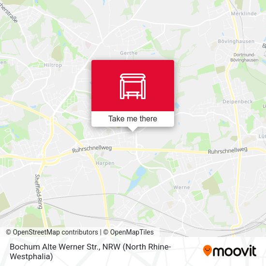 Карта Bochum Alte Werner Str.
