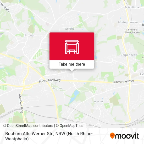 Карта Bochum Alte Werner Str.