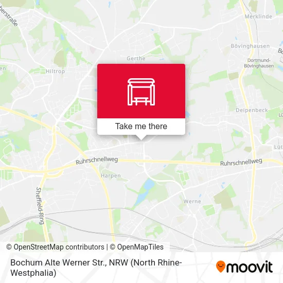 Карта Bochum Alte Werner Str.