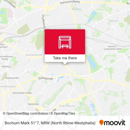 Карта Bochum Mark 51°7