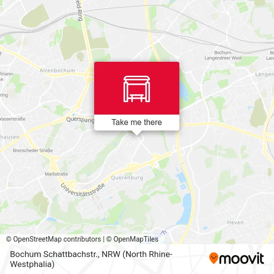 Карта Bochum Schattbachstr.