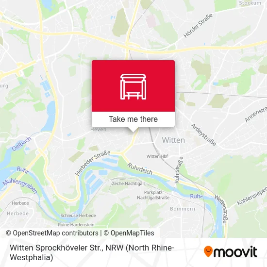 Witten Sprockhöveler Str. map