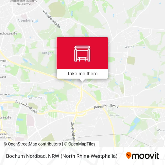 Карта Bochum Nordbad