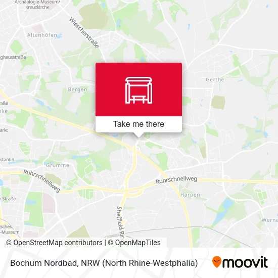 Карта Bochum Nordbad