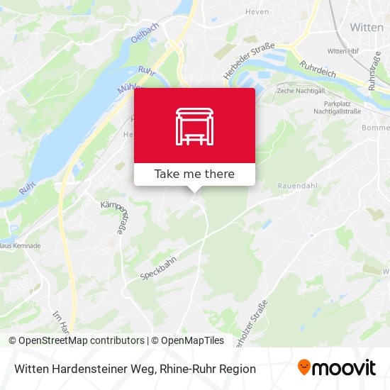 Witten Hardensteiner Weg map